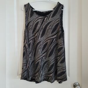 Eclipse sleeveless top in XXL sparkly and with glitters